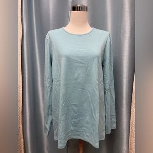 Pendleton Sky Blue Long Sleeve Women's Tee